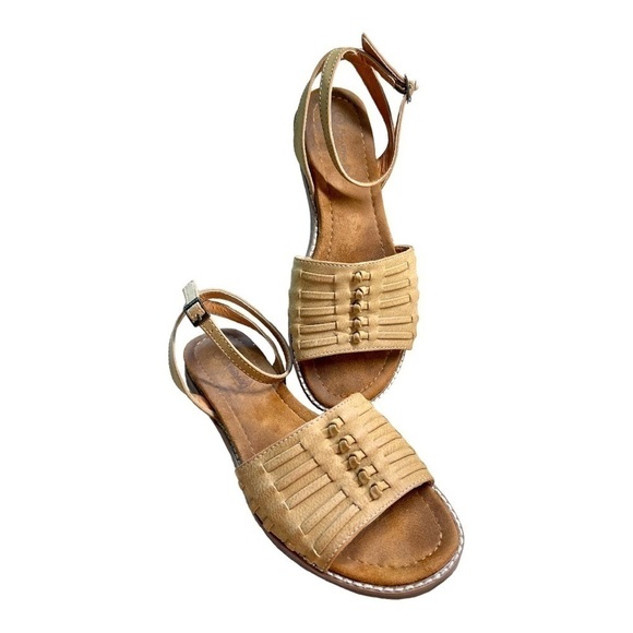 AMELIA, TAN, SLINGBACK, COZY & STYLISH SANDAL. SIZE 8 - Picture 2 of 7